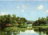 Hugh Bolton Jones Famous Paintings - South End of Wooded Island